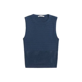 Abercrombie＆Fitch Tank Tops Women's Navy Blue