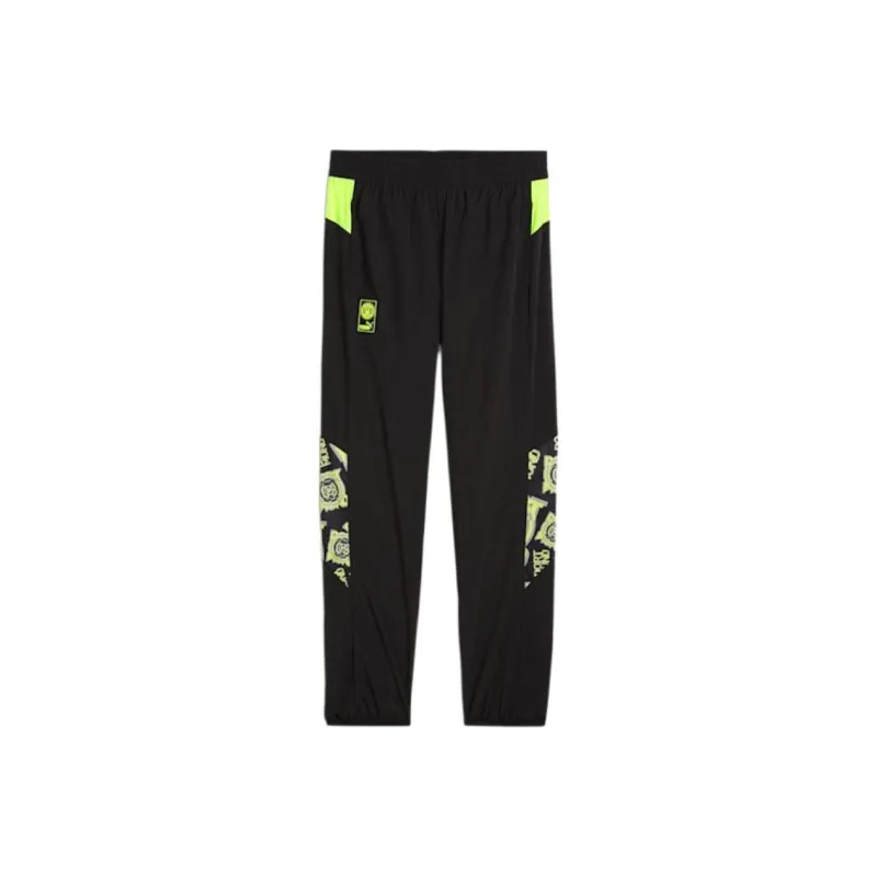 PUMA Borussia Dortmund Borussia Dortmund FtblNrgy Casual Pants Men's Black Yellow-0