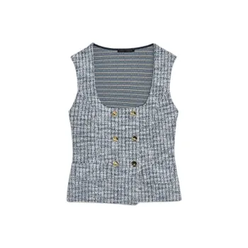 ZARA Tank Tops Women's Blue