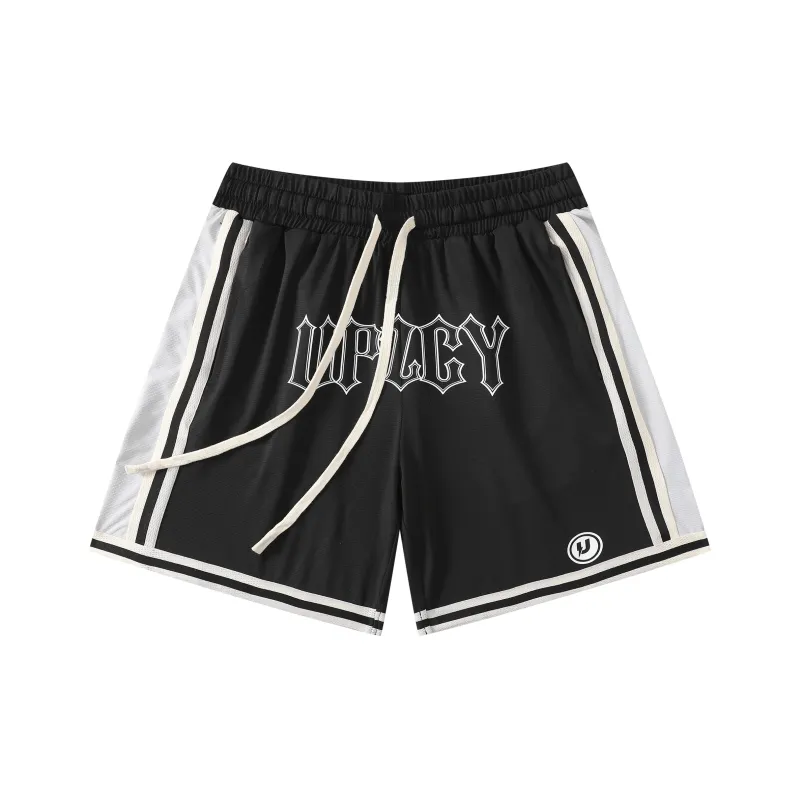 UPZCY Basketball Shorts Unisex Black-0