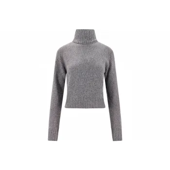 Ami High Neck Knitted Jumper