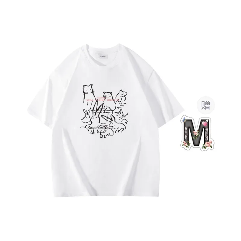 Cotton shopping T Shirts Unisex-0