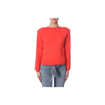Unravel Project Ribbed Hem Crewneck Sweatshirt