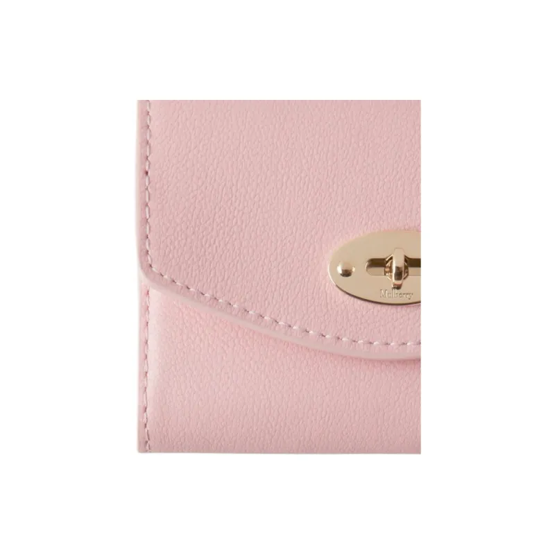 Mulberry Darley Classic Microfiber Leather Wallet Trumpets Women's Rose Pink-1