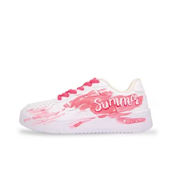 LiNing Pontoon Boats Slip Resistant, Impact Resistant, Lightweight Low Top Skateboard Shoes Unisex Pink