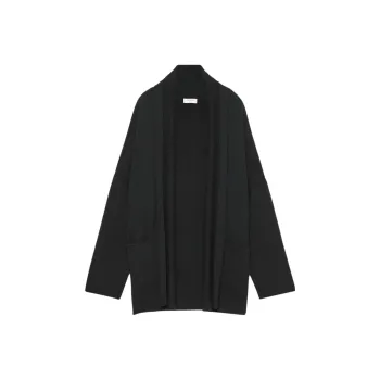 ARITZIA FW24 The Group By Babaton Nook Merino Wool Cardigan Sweater Women's BLACK/Black