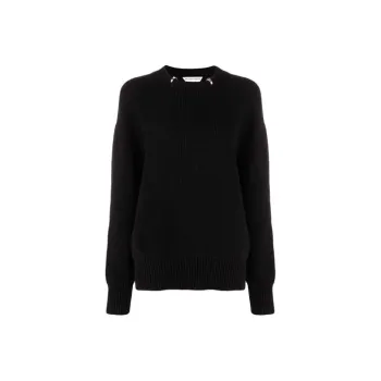 Bottega Veneta Ring Embellished Knit Sweater