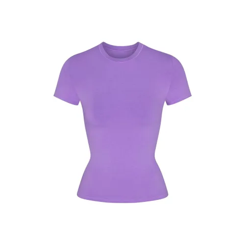 SKIMS T Shirt Women's ULTRA VIOLET/Ultraviolet