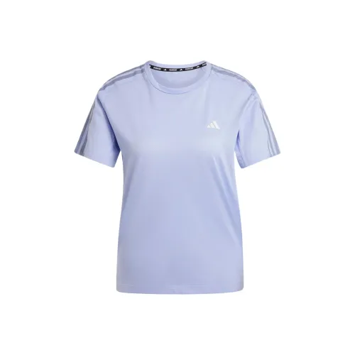 Adidas Own The RunAEROREADY Raglan Sleeve T Shirt Women's Violet