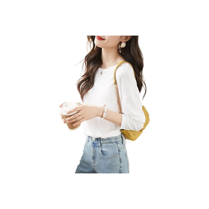 Mo Han Yi Mei T Shirt Women's White-0