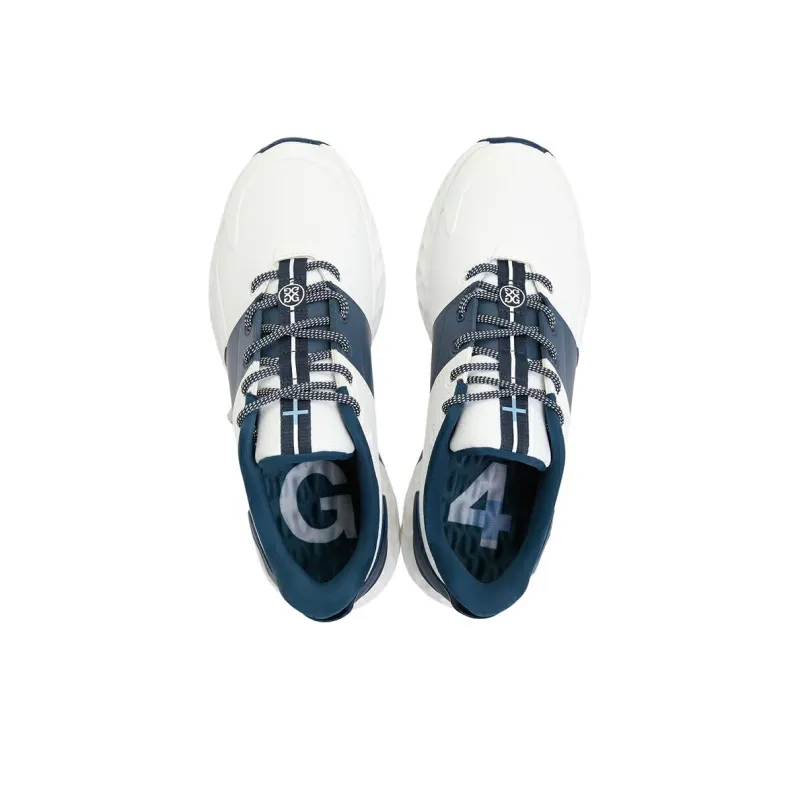 GFORE Abrasion Resistant Slip Resistant Low Top Golf Shoes Unisex White Blue-3