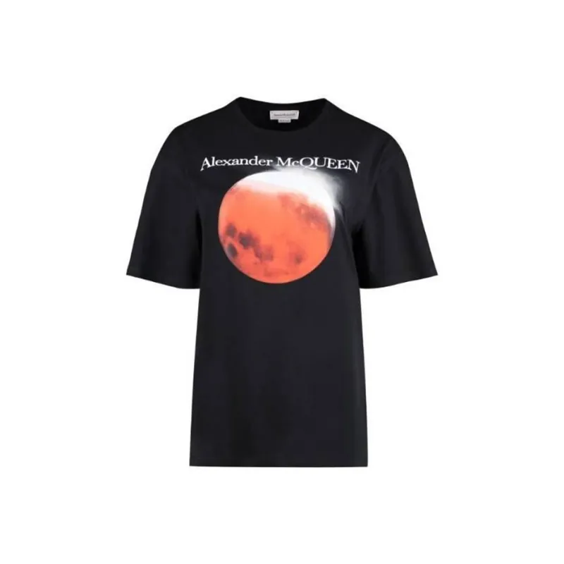 Alexander McQueen Regular T Shirt Women's Black-0