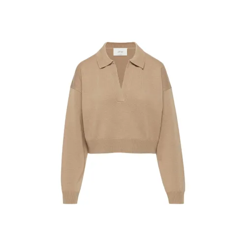 ARITZIA Wilfred Clara Merino Wool Waist Sweater Sweater Women's Gold Camel