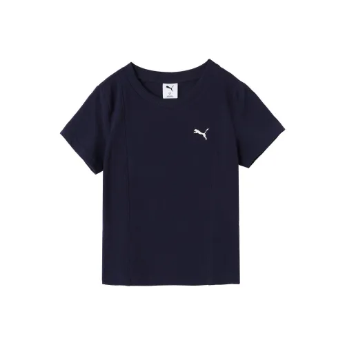 PUMA COLLECTIVE Regular T Shirt Women's Marine Blue