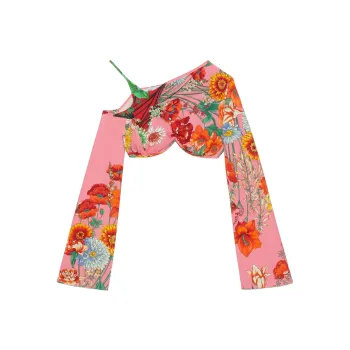 GUCCI Crop Tops Women's Pink
