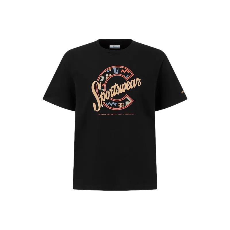 Columbia Drop Shoulder Sleeve T Shirt Women's Black-0
