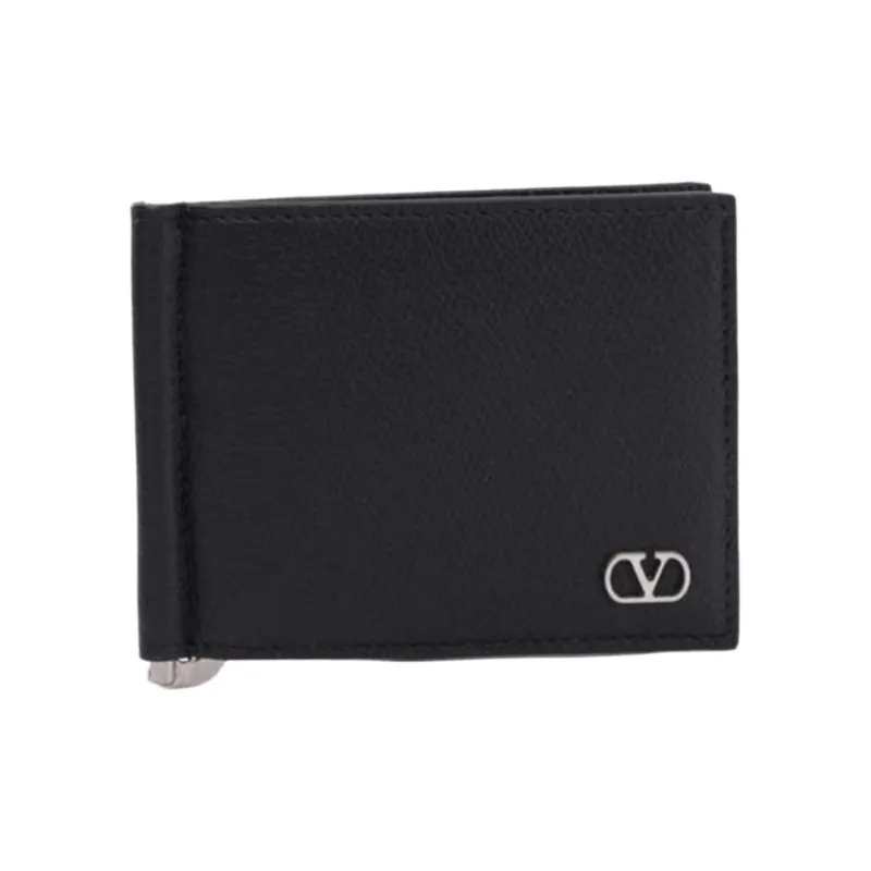 Valentino GARAVANI Leather Wallet Men's Black-0