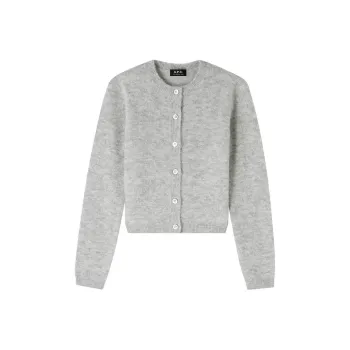 A.P.C FW24 Sweater Women's Light Gray
