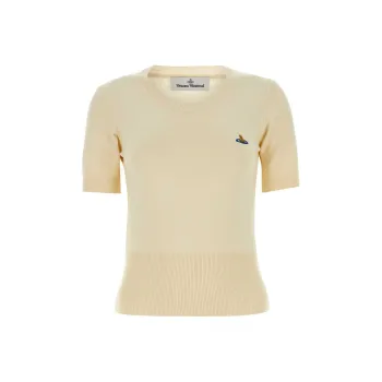 Vivienne Westwood SS23 Sweater Women's Beige Yellow