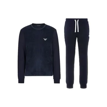 EMPORIO ARMANI Sweatshirt Set Men's Dark Blue