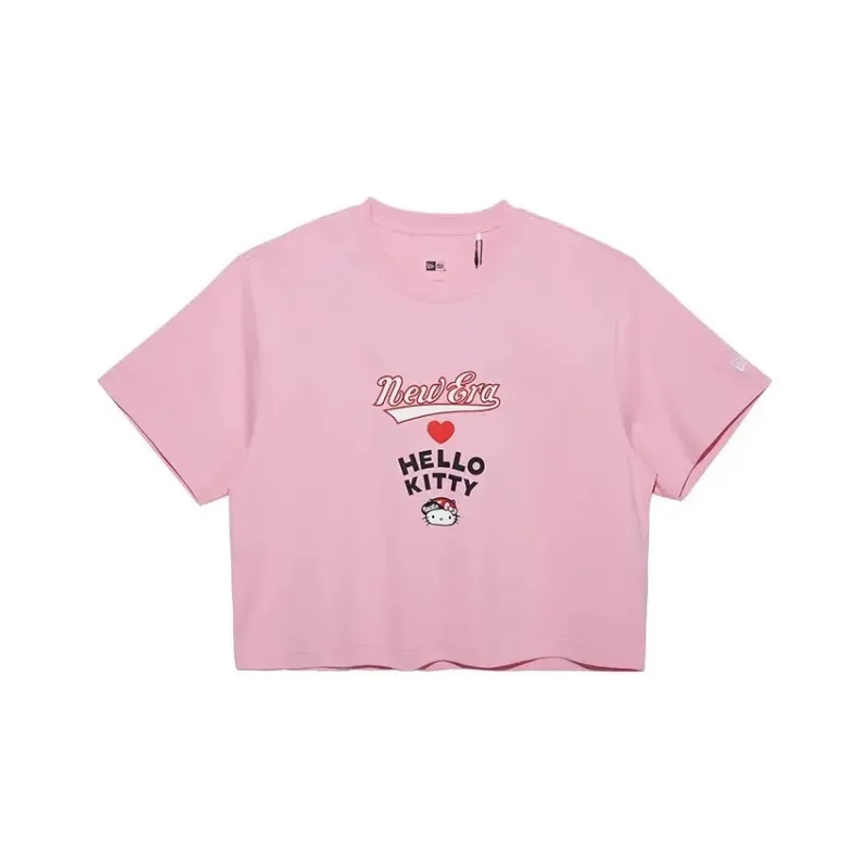 New Era Crop Tops Women's Pink-0