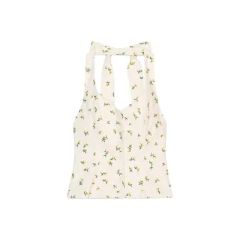 ZARA Tank Tops Women's Yellow