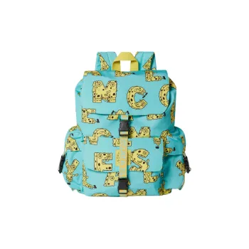 Stella McCartney Sponge Bag, Collaboration Polyester Backpack Kids' Blue & Yellow