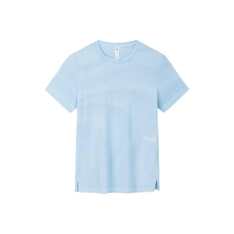 Anta Running Collection T-Shirt Women's Water Cloud Blue-0