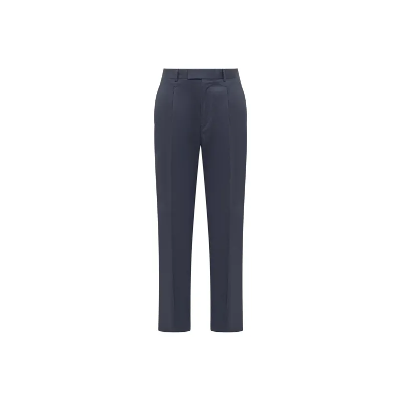 Ermenegildo Zegna Straight Leg Tailored Trousers-0