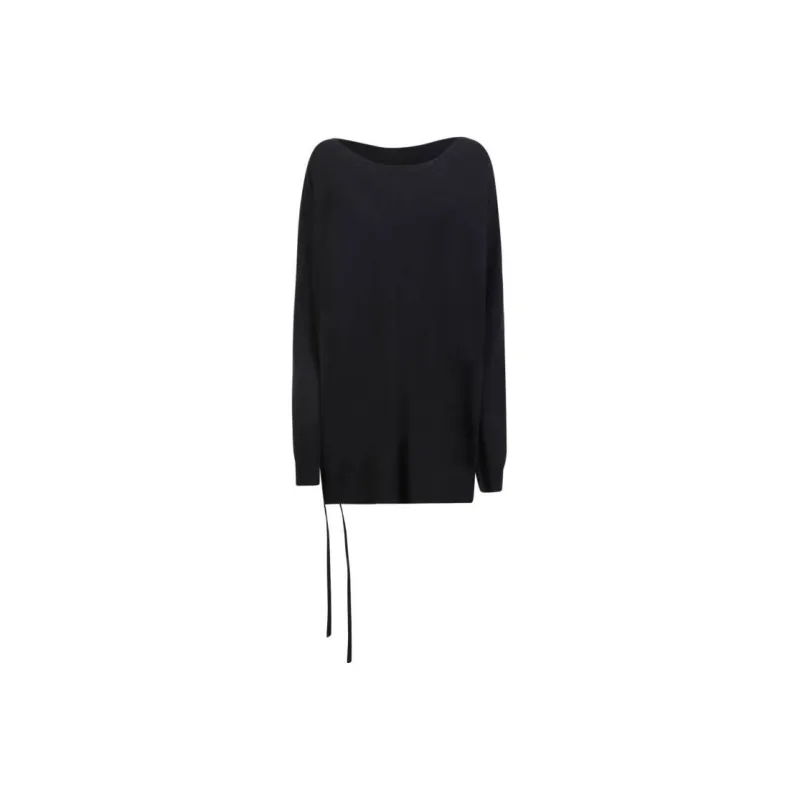 Ann Demeulemeester Drawstring Round Neck Sweater-0