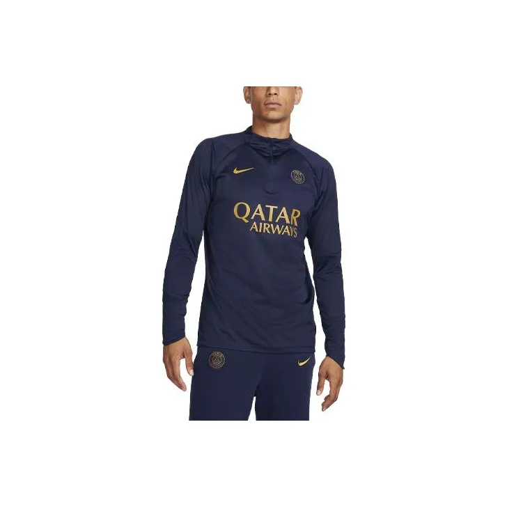 Nike Paris Saint Germain Strike Winter Warrior Soccer Jerseys Men's Marine Blue-0