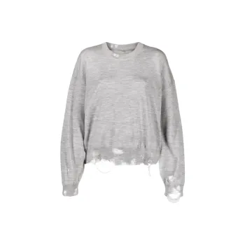 R13 Distressed Merino wool Jumper