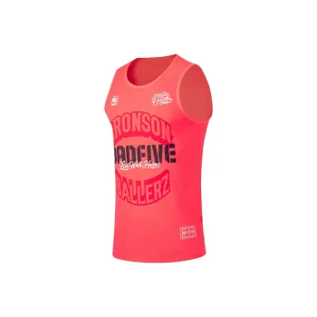 LiNing x MISTER CARTOON Badfive Basketball Jerseys Men's Fluorescent Flame Red