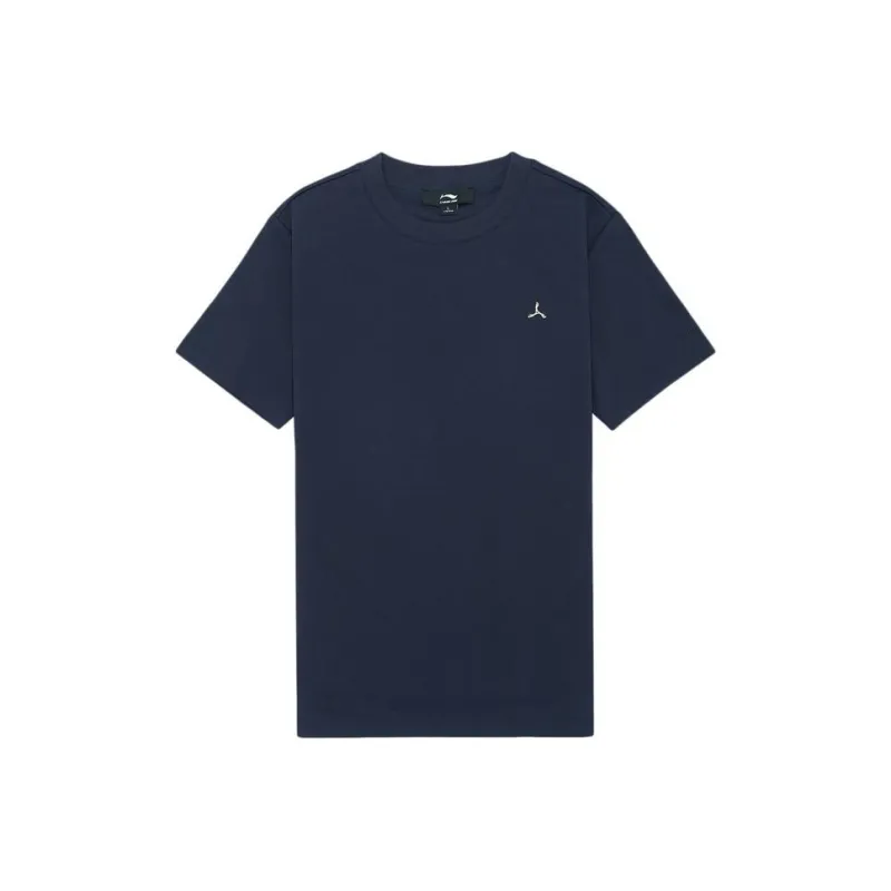 LI NING 1990 Classic Collection Regular T Shirt Women's Dark Marine Blue-0