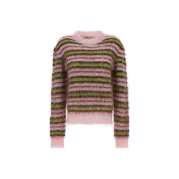 MARNI Striped Crewneck Knit Jumper