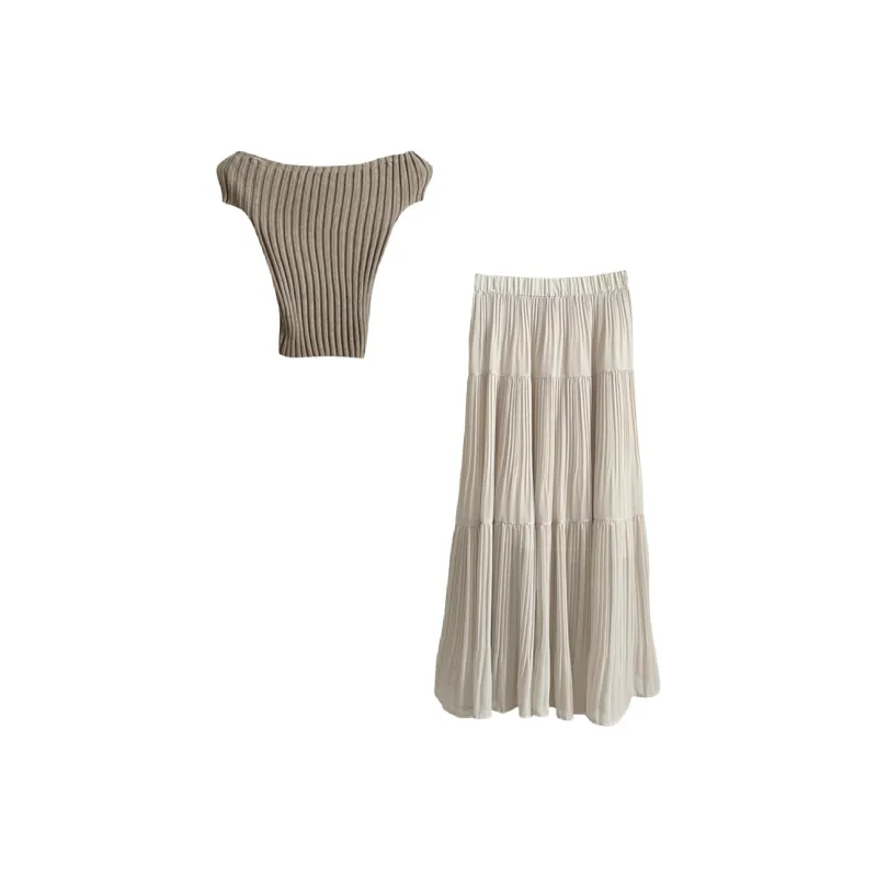 Aghr Two Piece Skirt Sets Women's-1