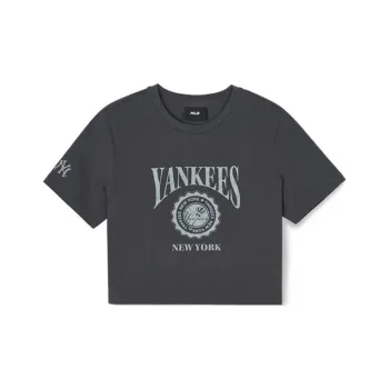 MLB New York Yankees T Shirts Women's Gray