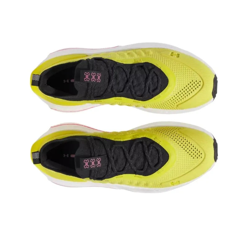 Under Armour Phantom 4 Slip Resistant And Breathable Low Top Casual Shoes Men's Black Yellow White-3