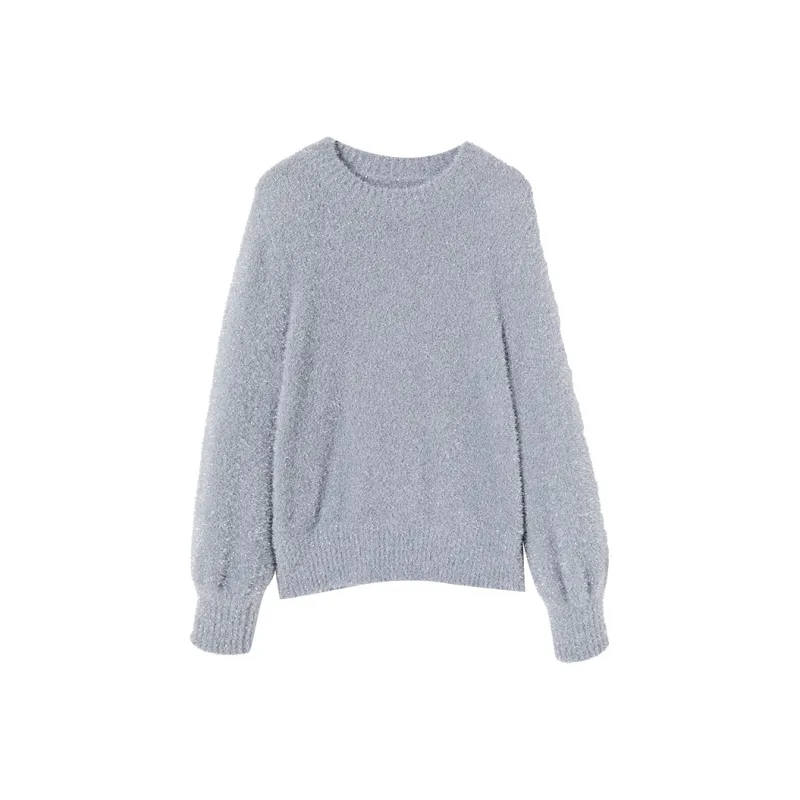 XIANGYING Sweaters Women's Gray-0