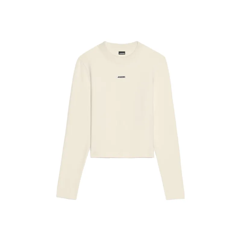 Jacquemus Le Sweatshirt Gros Grain 'Light Beige'-0