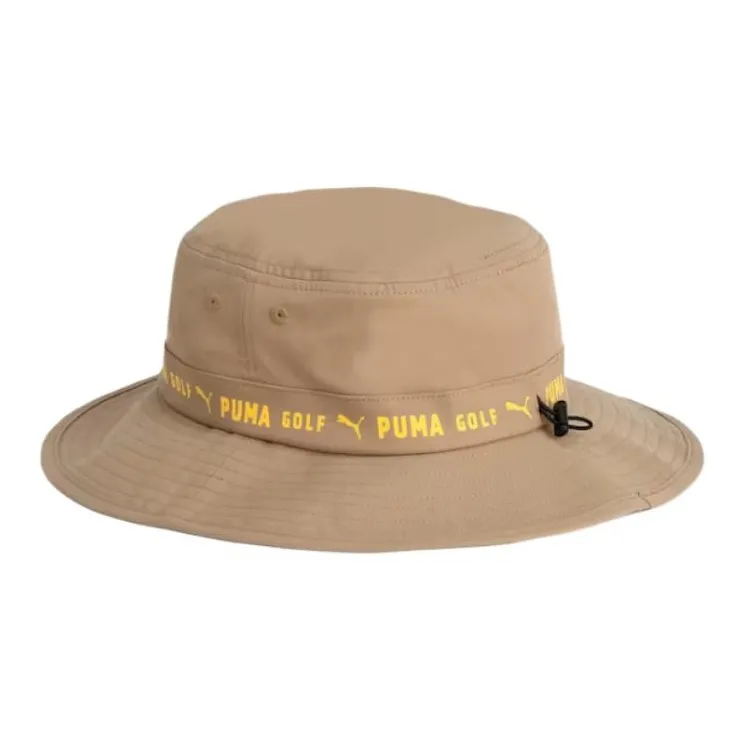 PUMA Polyester Bucket Hats Unisex Brown-1