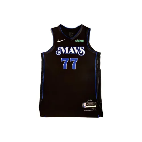 Nike Basketball Jerseys AU Player Edition Dallas Mavericks 23 24 Season City Edition Doncic Size 77 Unisex Dark Blue
