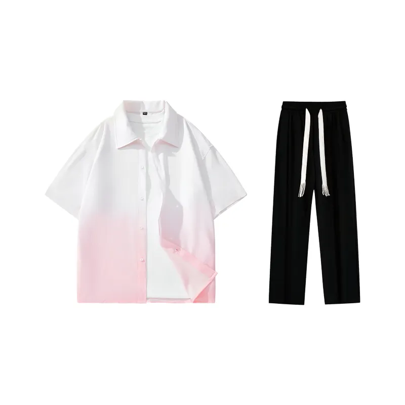 LA'T.WEEKEND Shirt Matching Set Unisex-42