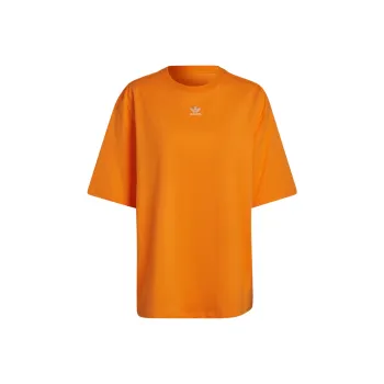 Adidas Originals Drop Shoulder Sleeve T Shirt Women's Light Orange Yellow