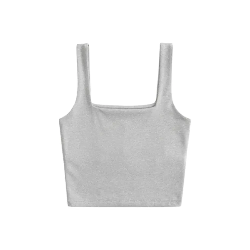 Hollister Tank Top Women's Heather Gray-0