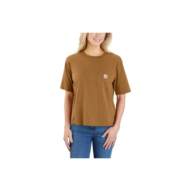 Carhartt 106122 LIGHTWEIGHT SHORT-SLEEVE CREWNECK T-SHIRT T-Shirt LOOSE FIT Women's-0