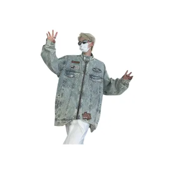 SIL VITIN Denim Jacket Unisex Blue