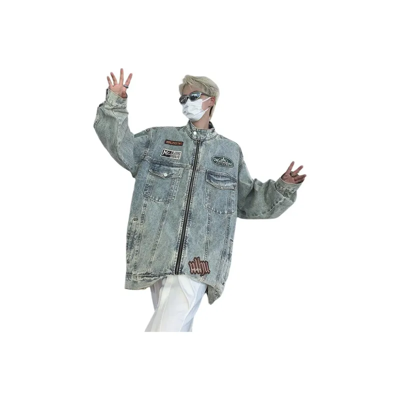 SIL VITIN Denim Jacket Unisex Blue-0