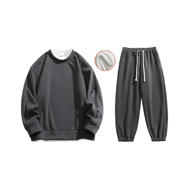 GSUE Autumn And Winter Season Sweatshirt Set Unisex-0