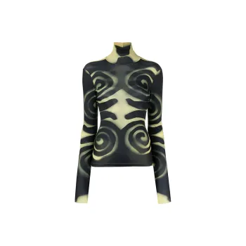 NANUSHKA Josa Spiral design T shirt